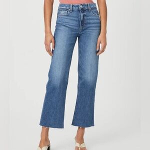 PAIGE Leenah Ankle Crop Ankle Wide Organic Cotton in Familia Size 25